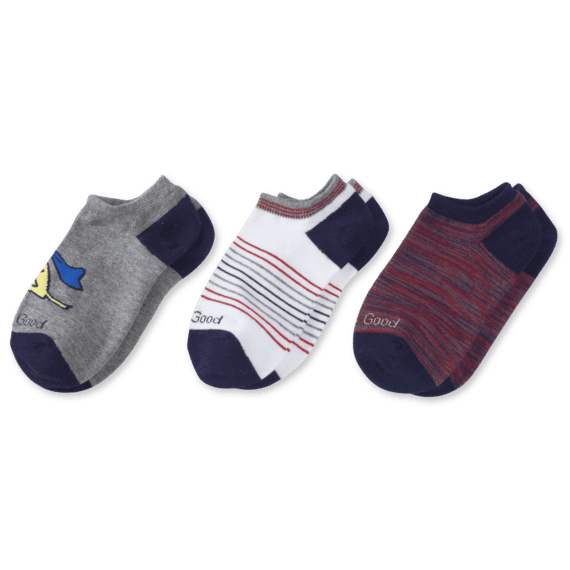 3-Pack Boys Super Rocket Low Cut Socks 3-Pack Boys Super Rocket Low Cut Socks
