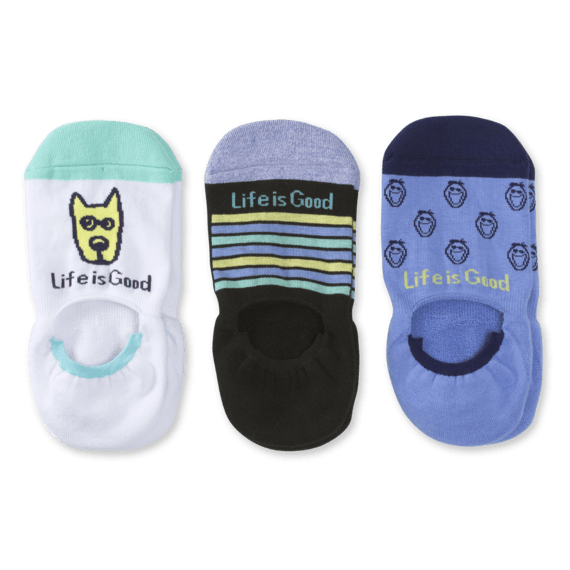 3-Pack Women's Jake & Rocket Cushioned Invisible No Show Socks 3-Pack Women's Jake & Rocket Cushioned Invisible No Show Socks