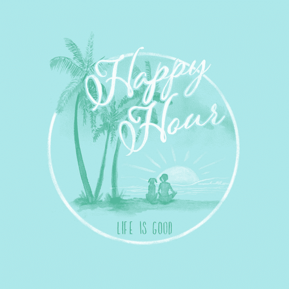 Happy Hour Circle Wall Art Happy Hour Circle Wall Art