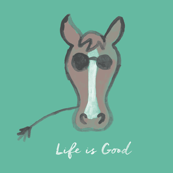 Life Is Good Horse Wall Art Life Is Good Horse Wall Art