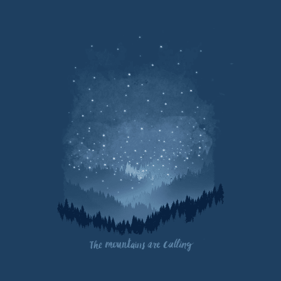 The Mountains Are Calling Wall Art The Mountains Are Calling Wall Art
