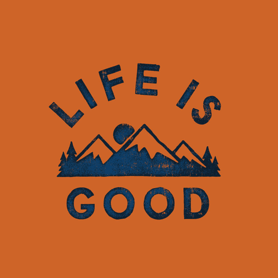 Life Is Good Mountains Wall Art Life Is Good Mountains Wall Art