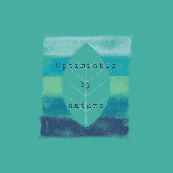Optimistic By Nature Stripes Wall Art Optimistic By Nature Stripes Wall Art
