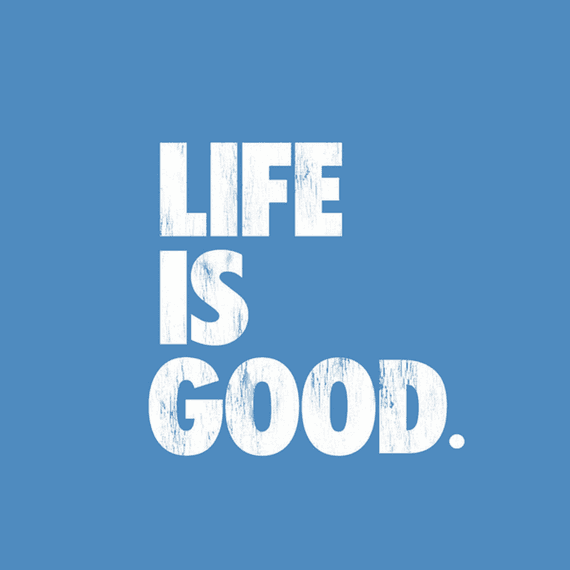 Life Is Good Block Wall Art Life Is Good Block Wall Art