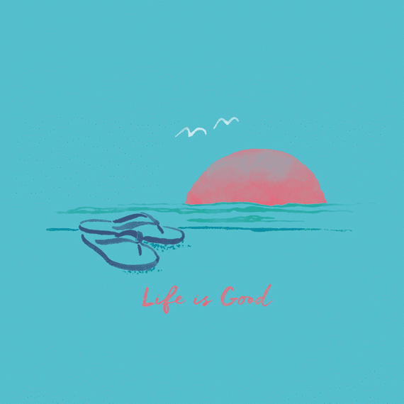 Flip Flop Sunset Wall Art Flip Flop Sunset Wall Art