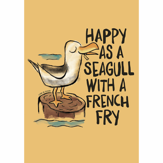 Happy As A Seagull 16X20 Poster Happy As A Seagull 16X20 Poster