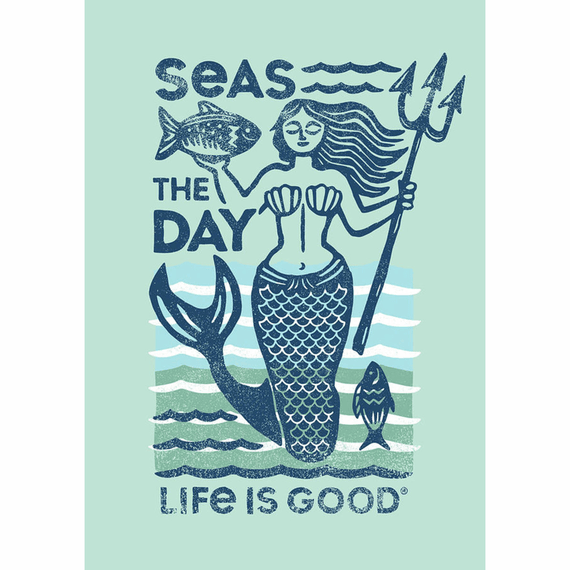 Seas The Day Mermaid 16X20 Poster Seas The Day Mermaid 16X20 Poster
