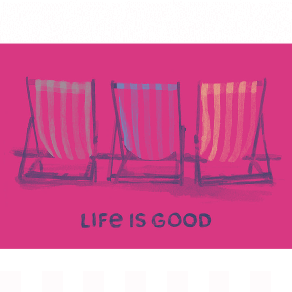 Beach Chairs Watercolor 20X16 Poster Beach Chairs Watercolor 20X16 Poster
