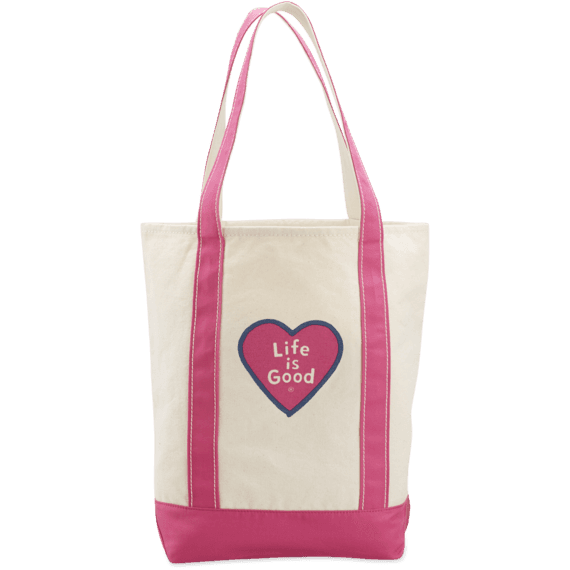 Heart Carry On Canvas Tote Heart Carry On Canvas Tote