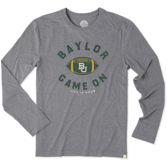 Men's Baylor Game On Long Sleeve Cool Tee Men's Baylor Game On Long Sleeve Cool Tee