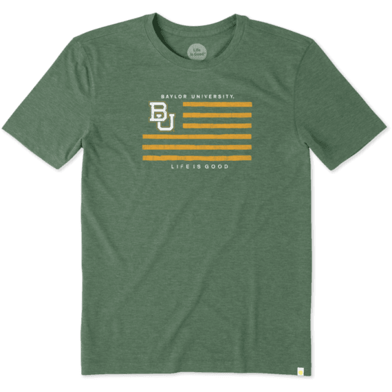 Men's Baylor Flag Cool Tee Men's Baylor Flag Cool Tee