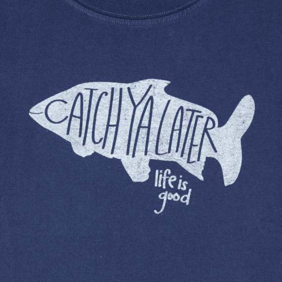boys catch ya fish crusher tee