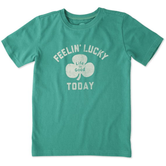 Boys Feelin' Lucky Today Crusher Tee Boys Feelin' Lucky Today Crusher Tee