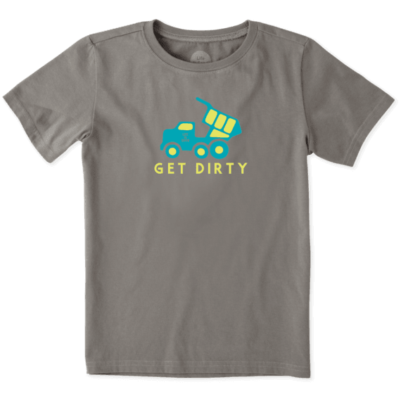 Boys Get Dirty Truck Crusher Tee Boys Get Dirty Truck Crusher Tee