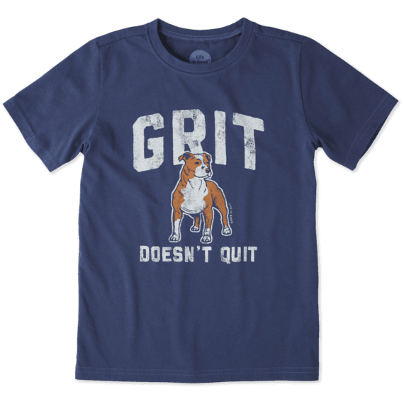 Boys Grit Doesn't Quit Crusher Tee Boys Grit Doesn't Quit Crusher Tee