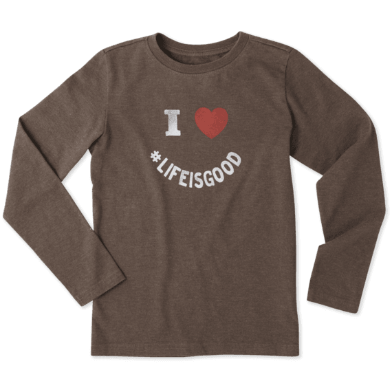 Boys I Heart LIG Long Sleeve Crusher Tee Boys I Heart LIG Long Sleeve Crusher Tee