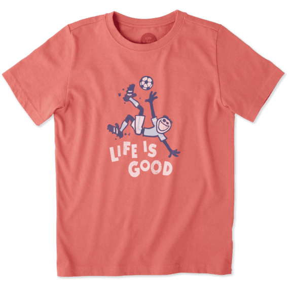 Boys Jumping Soccer Crusher Tee Boys Jumping Soccer Crusher Tee
