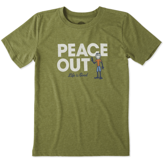 Boys Peace Out Jake Cool Tee Boys Peace Out Jake Cool Tee