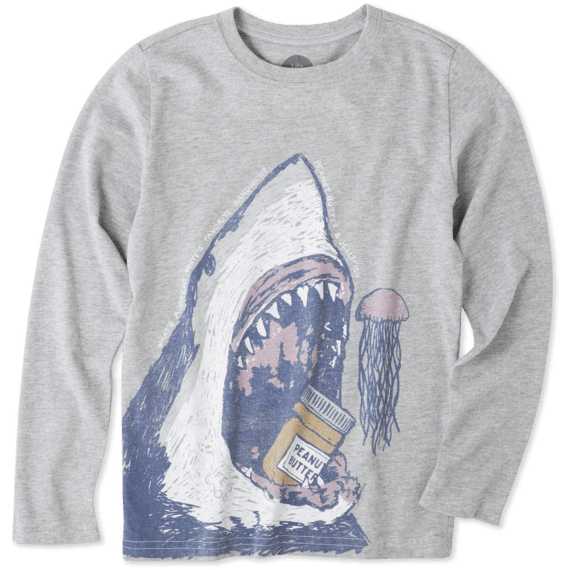 Boys Peanut butter Jellyfish Long Sleeve Crusher Tee Boys Peanut butter Jellyfish Long Sleeve Crusher Tee