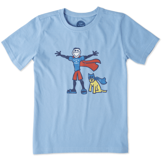 Boys Superhero Jake & Rocket Crusher Tee Boys Superhero Jake & Rocket Crusher Tee