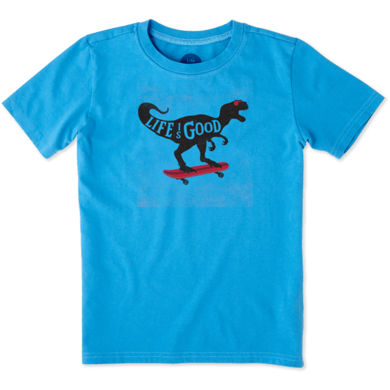 Boys T Rex Skater Crusher Tee Boys T Rex Skater Crusher Tee