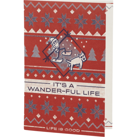 It's A Wanderful Life Holiday Card It's A Wanderful Life Holiday Card