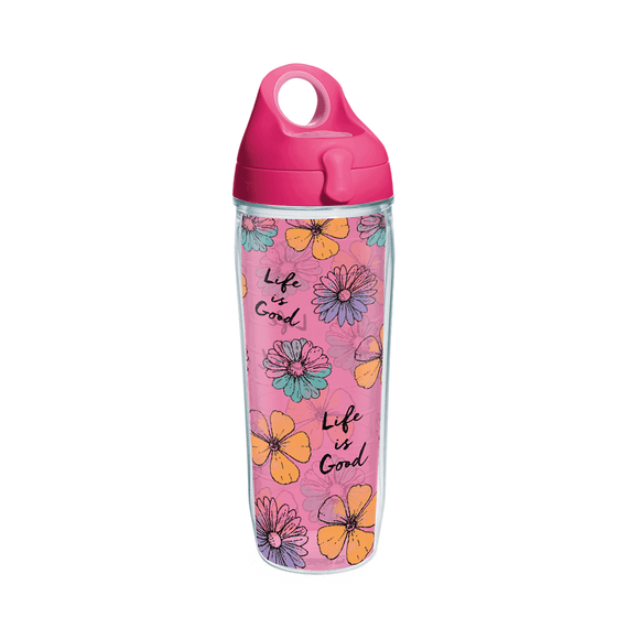 Floral Pattern Tervis Water Bottle with Lid Floral Pattern Tervis Water Bottle with Lid
