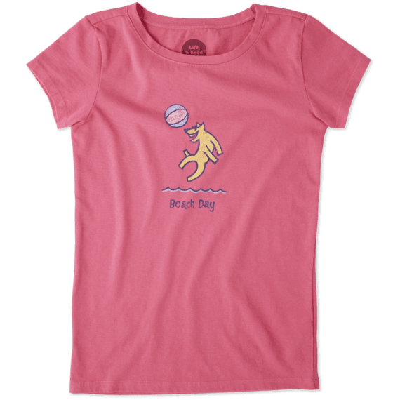 Girls Beach Day Crusher Tee Girls Beach Day Crusher Tee