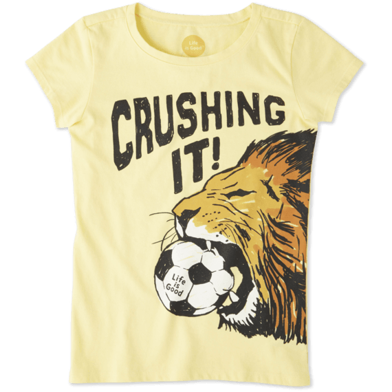 Girls Crushing It Soccer Crusher Tee Girls Crushing It Soccer Crusher Tee