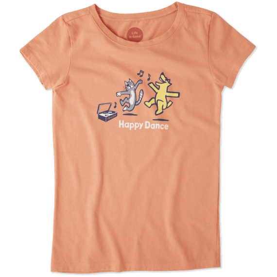 Girls Happy Dance Crusher Tee Girls Happy Dance Crusher Tee