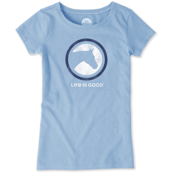 Girls Horse Coin Crusher Tee Girls Horse Coin Crusher Tee