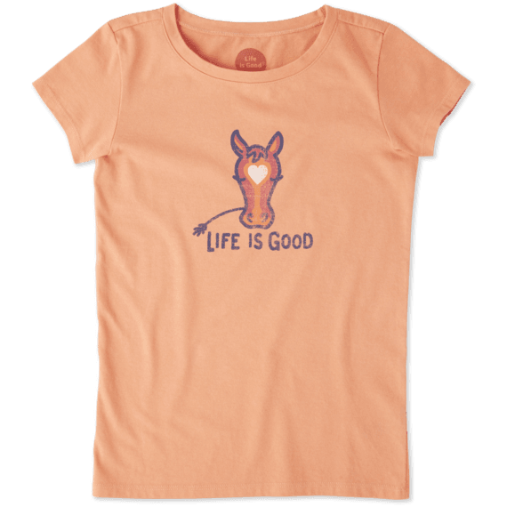Girls Horse Love Crusher Tee Girls Horse Love Crusher Tee