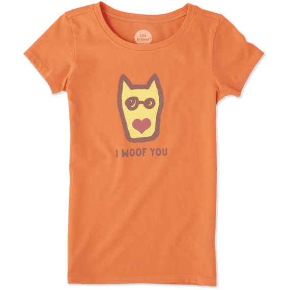 Girls I Woof You Crusher Tee Girls I Woof You Crusher Tee