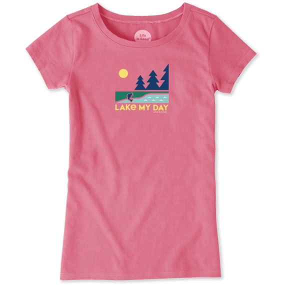 Girls Lake My Day Crusher Tee Girls Lake My Day Crusher Tee