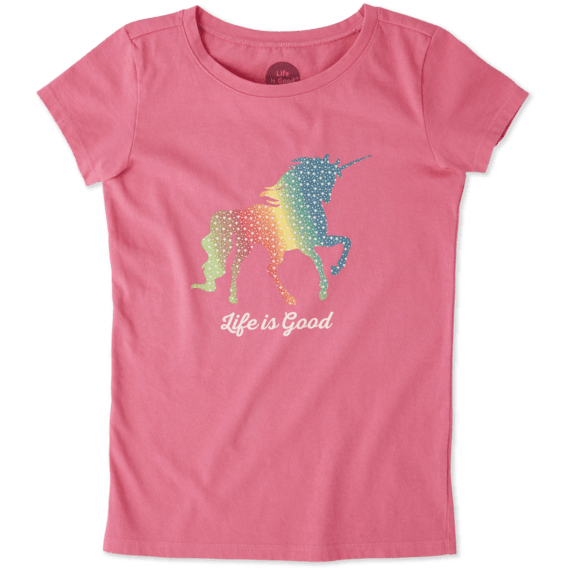 Rainbow Unicorn Donut Short-Sleeve T-Shirts for 2-6T Girl