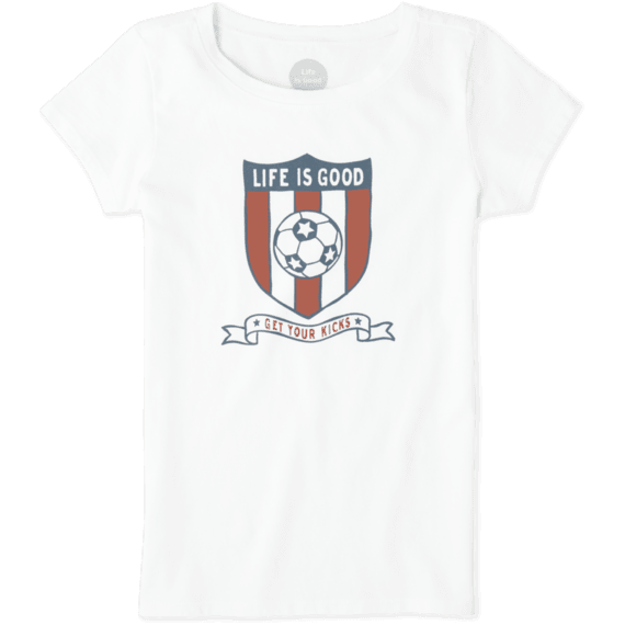 Girls Soccer Shield Crusher Tee Girls Soccer Shield Crusher Tee