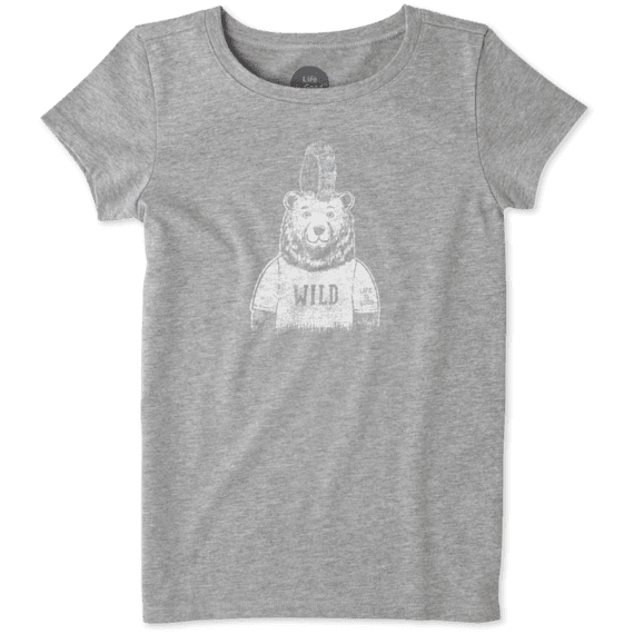 Girls Wild Bear Crusher Tee Girls Wild Bear Crusher Tee