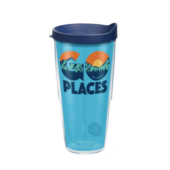 Go Places Tervis Tumbler with Lid, 24oz Go Places Tervis Tumbler with Lid, 24oz