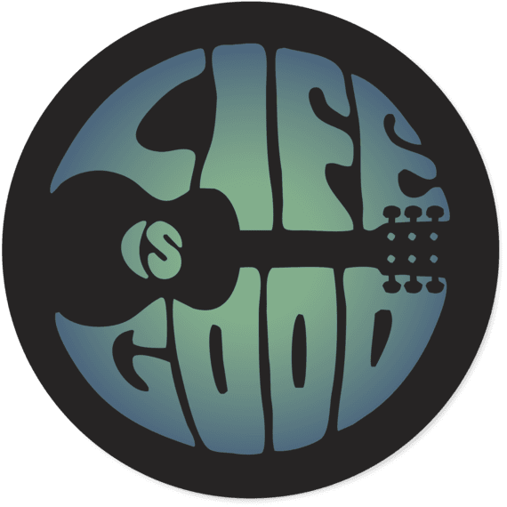 Guitar LIG Circle Sticker Guitar LIG Circle Sticker