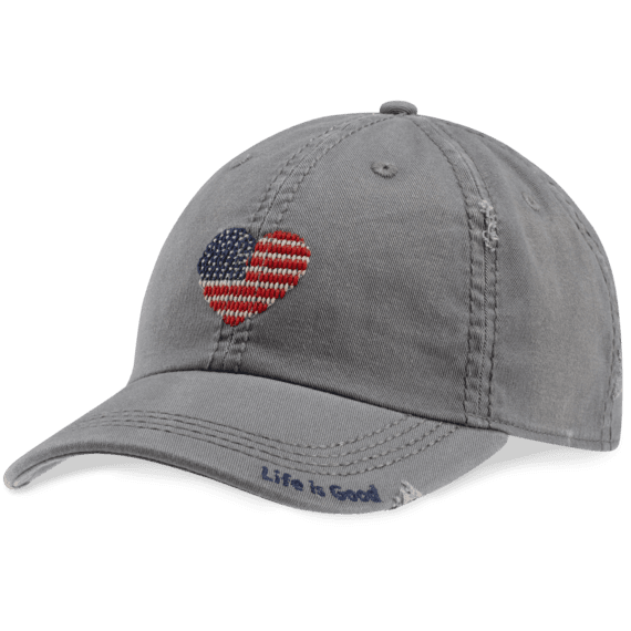 Heart Flag Sunwashed Chill Cap Heart Flag Sunwashed Chill Cap