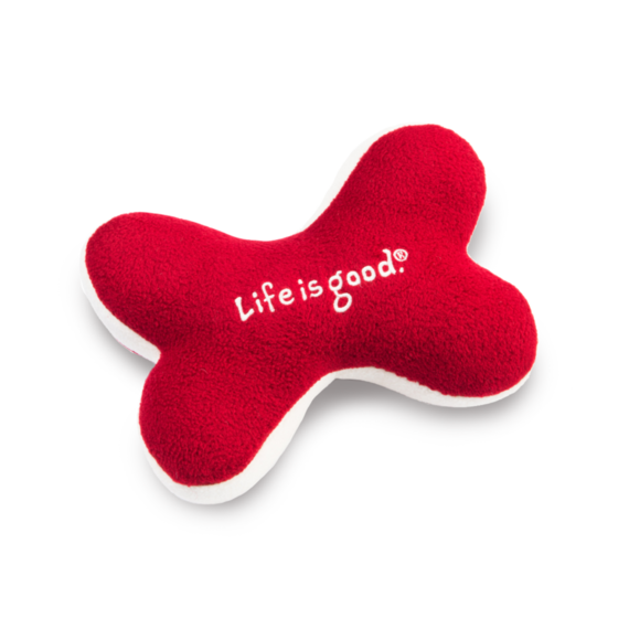 Holiday Squeaky Bone Dog ToyLife is good