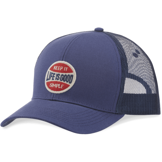 LIG Simple Coin Patch Hard Mesh Back Cap LIG Simple Coin Patch Hard Mesh Back Cap