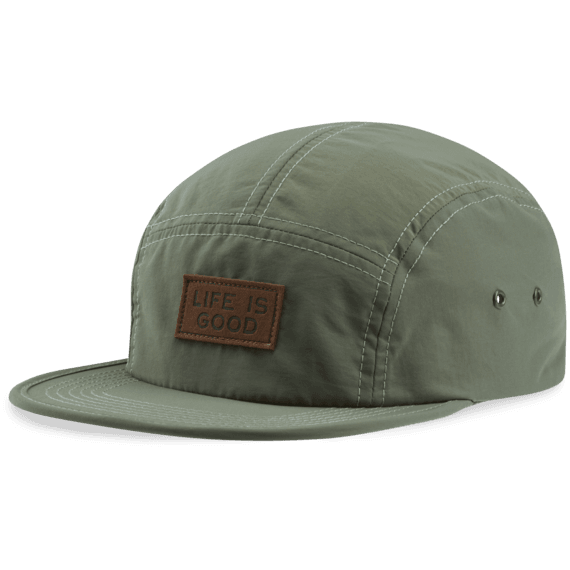 Leather LIG Patch Low Five Cap Leather LIG Patch Low Five Cap
