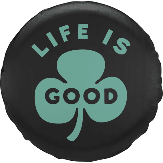 Life is Good Clover Tire Cover Life is Good Clover Tire Cover
