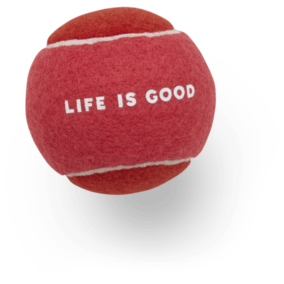 Life is Good Dog Tennis Ball Life is Good Dog Tennis Ball