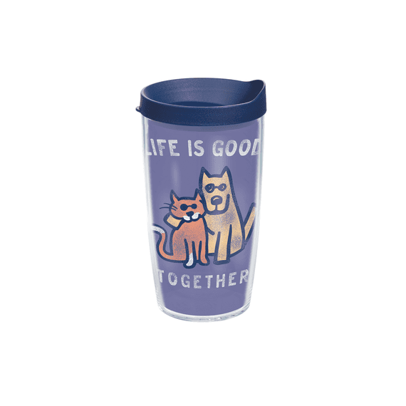 Life is Good Together Tervis Tumbler with Navy Lid, 16 oz. Life is Good Together Tervis Tumbler with Navy Lid, 16 oz.
