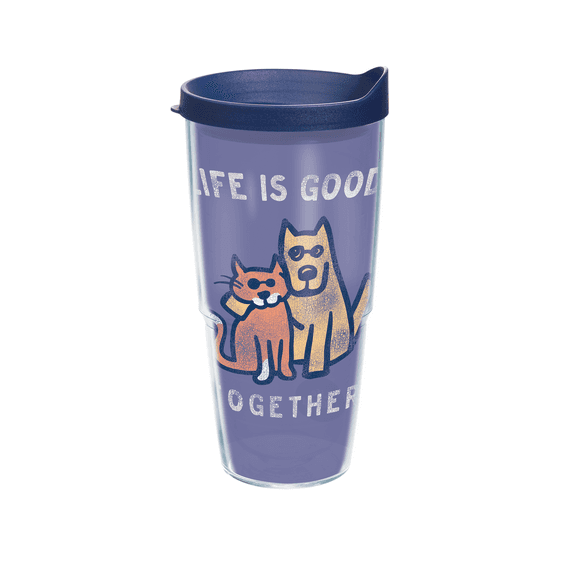 Life is Good Together Tervis Tumbler with Navy Lid, 24 oz. Life is Good Together Tervis Tumbler with Navy Lid, 24 oz.