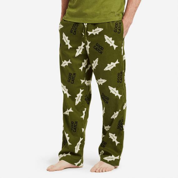 Men's All Over Fish Sleep Pants Men's All Over Fish Sleep Pants