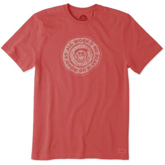 Men's All Work And No Play Crusher Tee Men's All Work And No Play Crusher Tee
