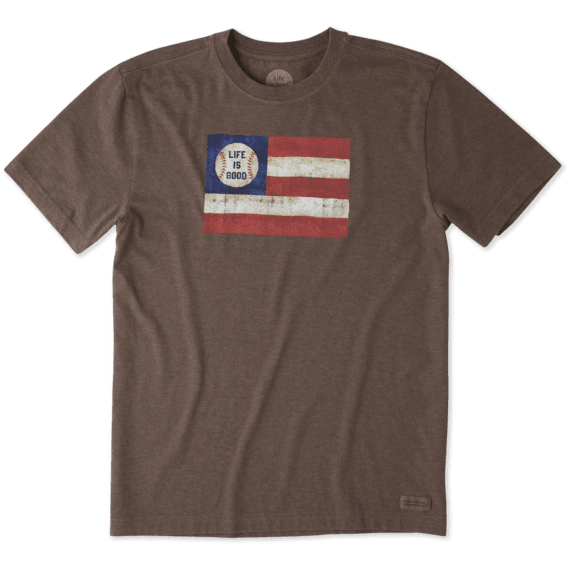 Men's Americana Baseball Crusher Tee Men's Americana Baseball Crusher Tee